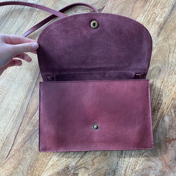 Madewell Leather Slim Convertible Shoulder Bag NWT - Picture 4 of 8